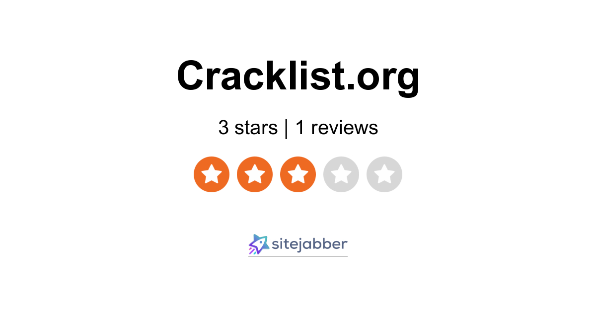 Cracklist.org Reviews - 1 Review of Cracklist.org