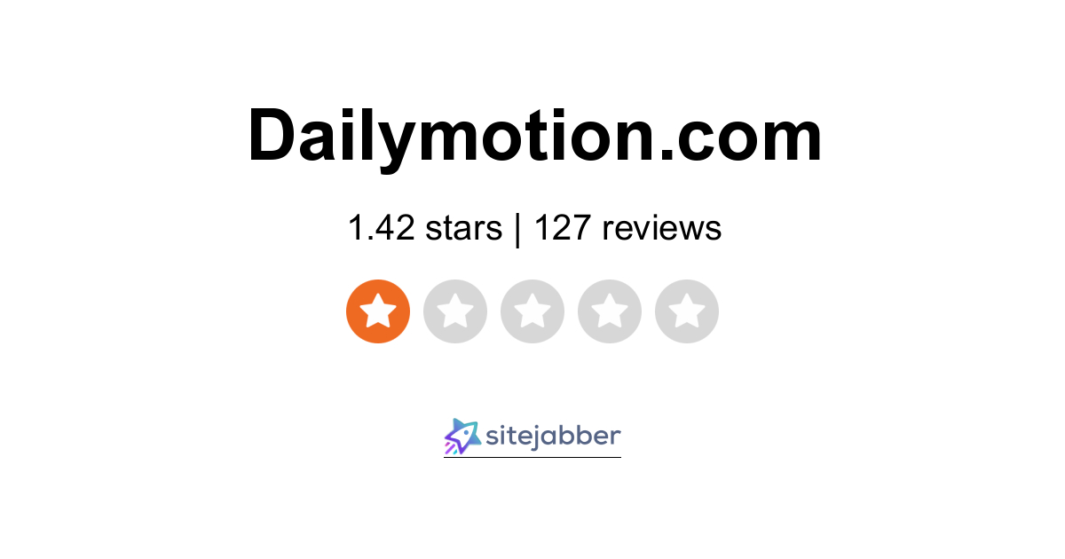 Dailymotion Reviews 116 Reviews Of Sitejabber