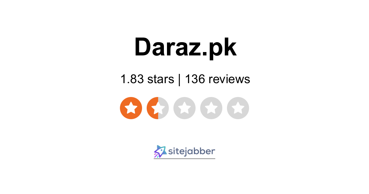 Daraz PK Reviews - 136 Reviews of Daraz.pk