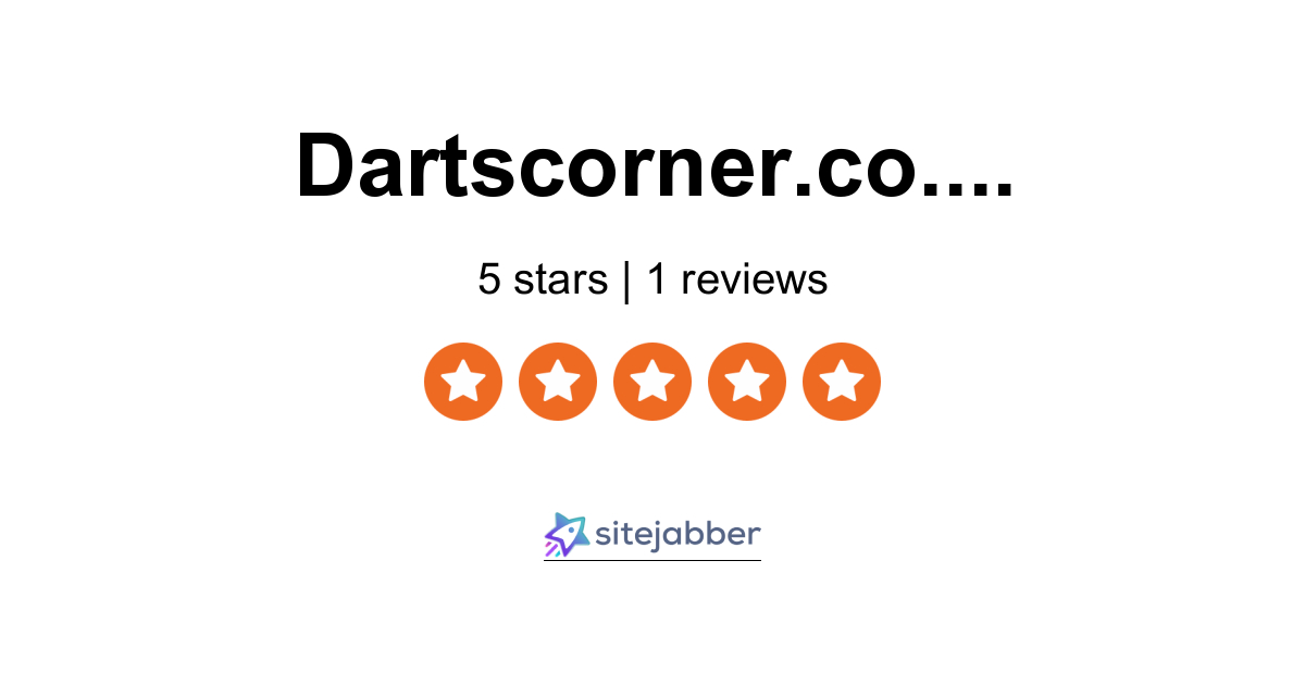 historie Ulempe kop Darts Corner Reviews - 1 Review of Dartscorner.co.uk | Sitejabber