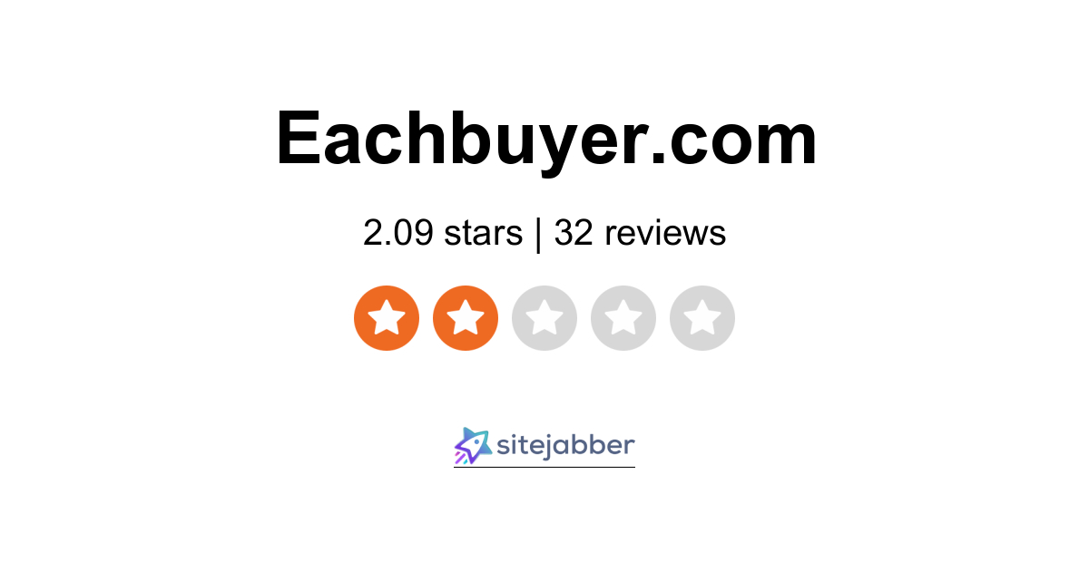 EachBuyer Reviews - 32 Reviews of Eachbuyer.com | Sitejabber