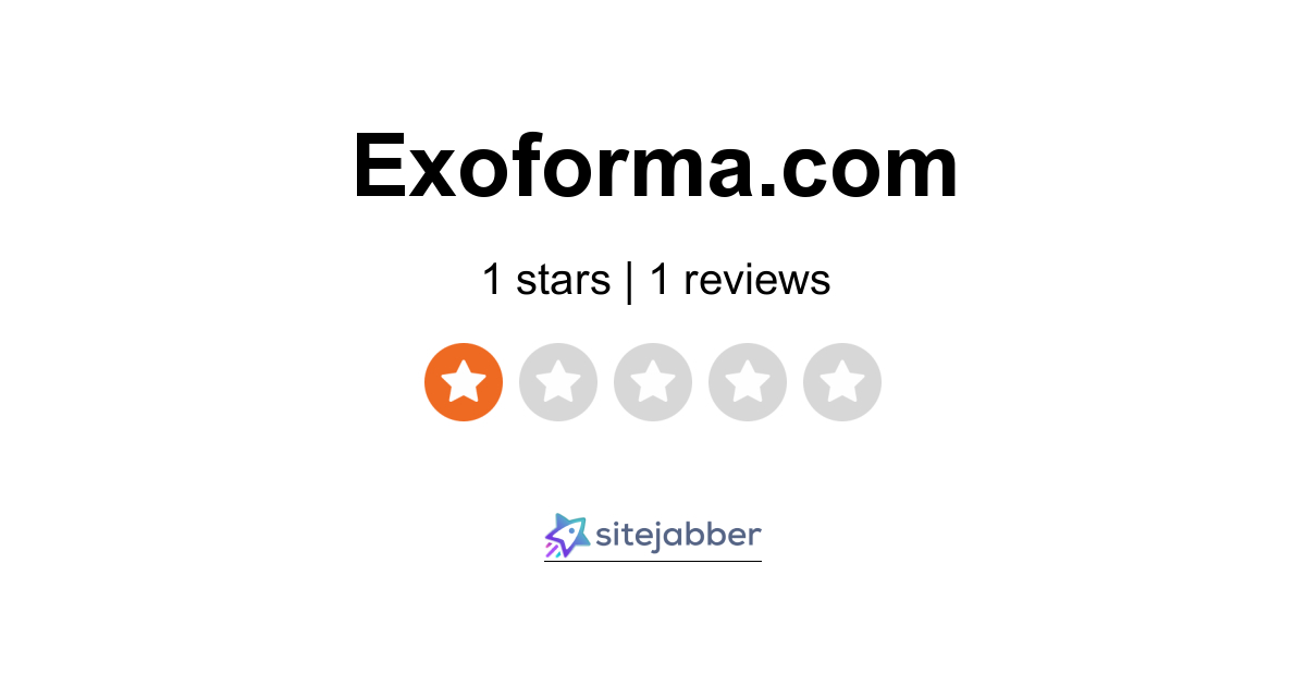 Exoforma Reviews - 1 Review of Exoforma.com