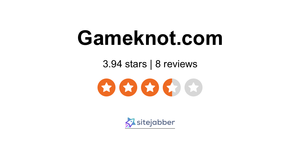 Gameknot Reviews - 8 Reviews of Gameknot.com