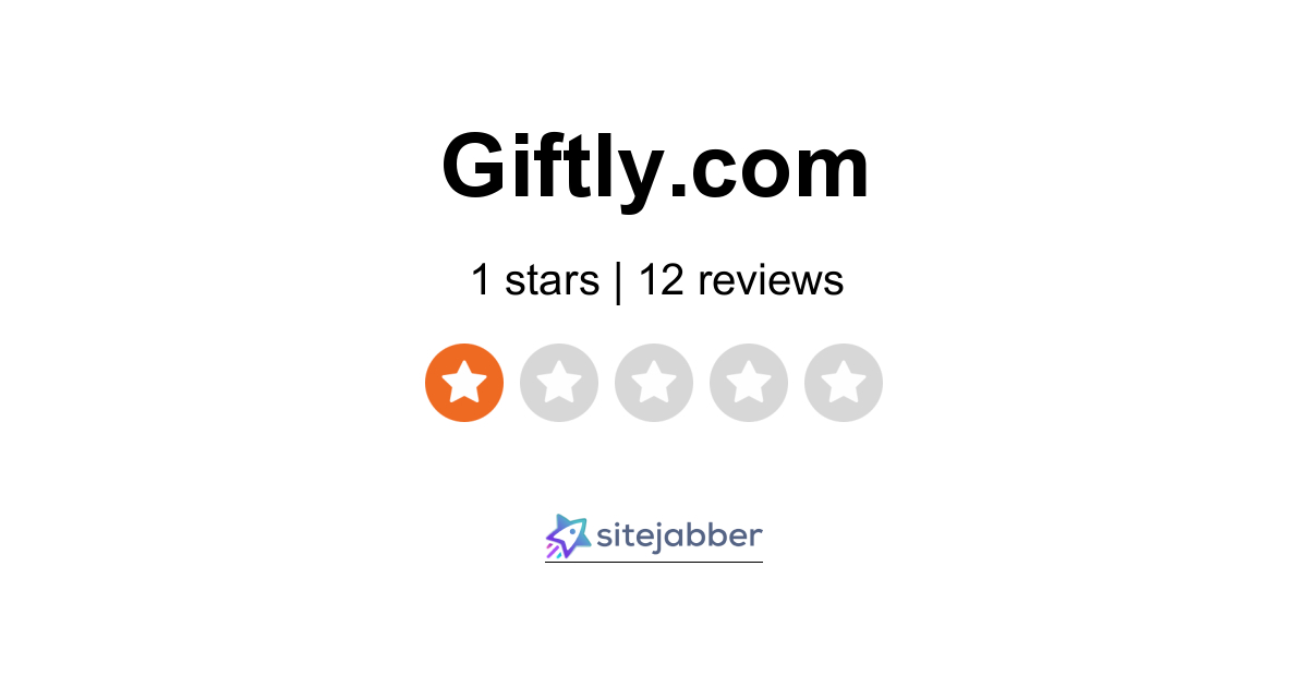 Giftly Reviews 12 Reviews of Sitejabber