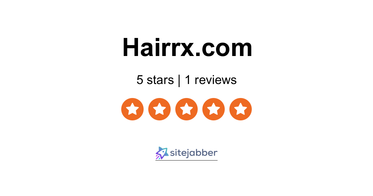 HairRx Reviews - 1 Review of  | Sitejabber