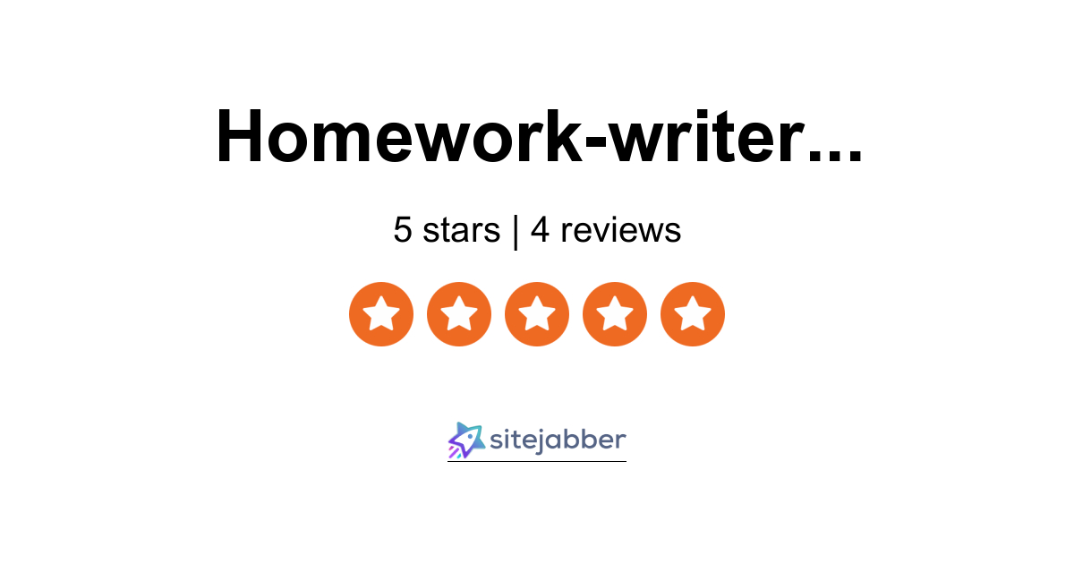 homework writer free