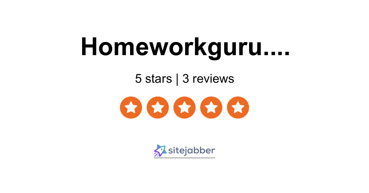 homework guru reviews