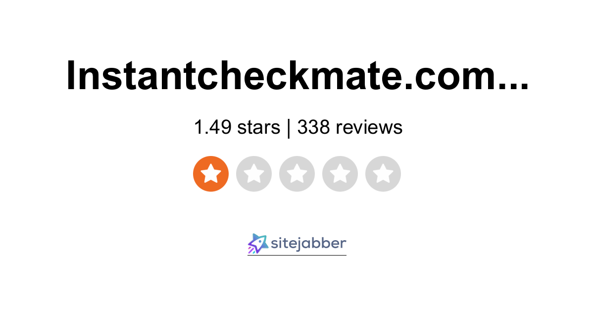 238 Reviews of Instantcheckmate.com | Sitejabber
