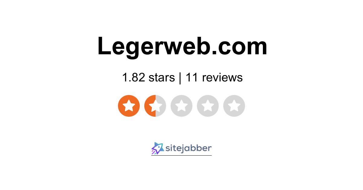 Legerweb.com Reviews - 10 Reviews of Legerweb.com | Sitejabber