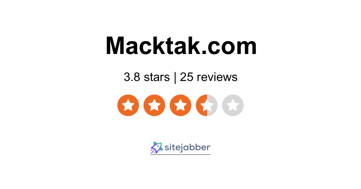 MackTak Reviews - 21 Reviews of | Sitejabber