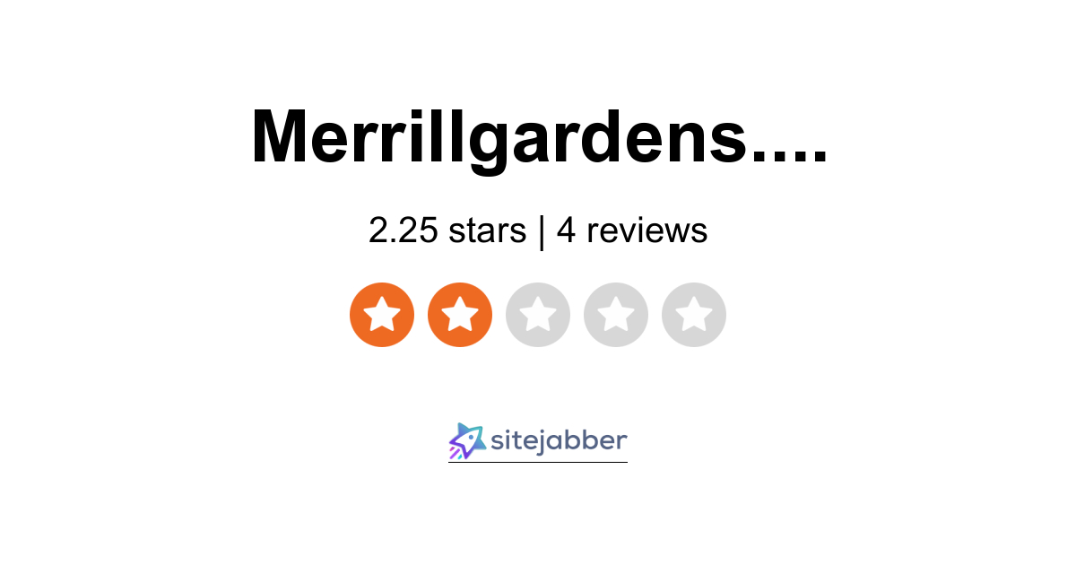 Merrill Gardens Reviews 4 Of