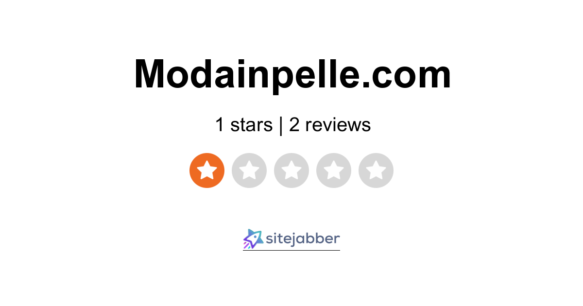 Moda in Pelle Reviews - 1 Review of Modainpelle.com Sitejabber