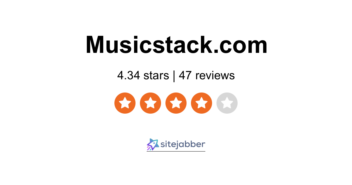 MusicStack Reviews 47 of Musicstack.com | Sitejabber