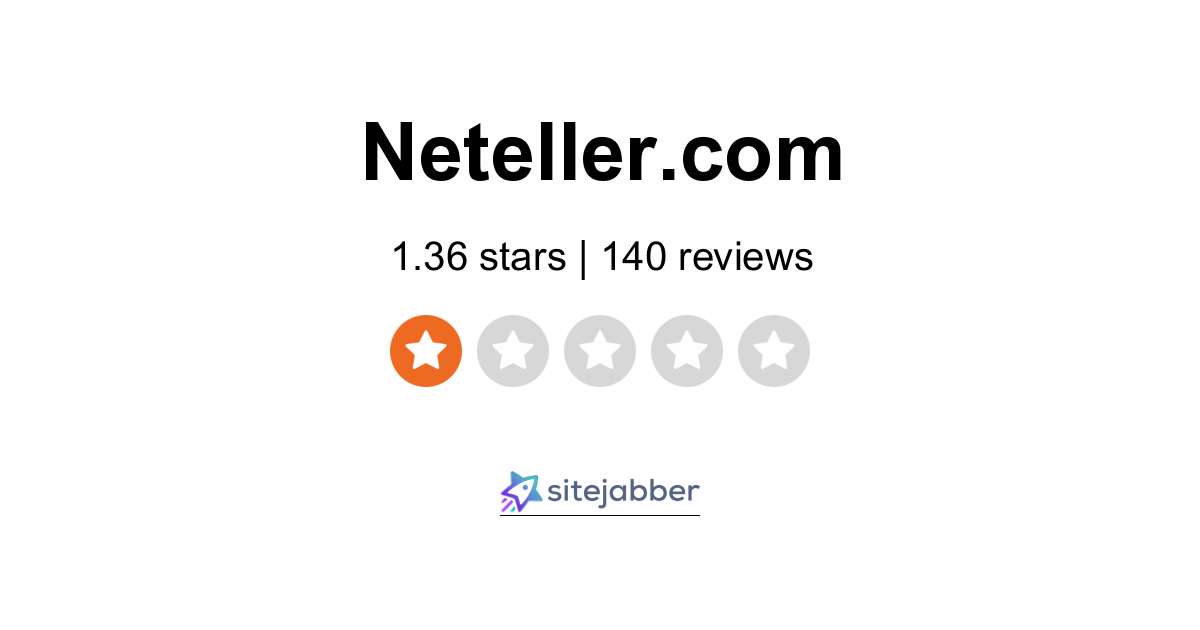 NETELLER Reviews - 132 Reviews of Neteller.com | Sitejabber