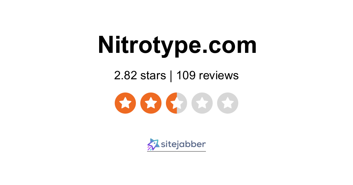 Nitro Type Reviews 13 Reviews Of Nitrotype Com Sitejabber - aldens amazing roblox review reviews podbay