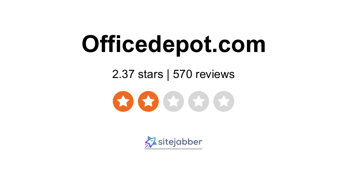 Office Depot Reviews - 539 Reviews of  | Sitejabber