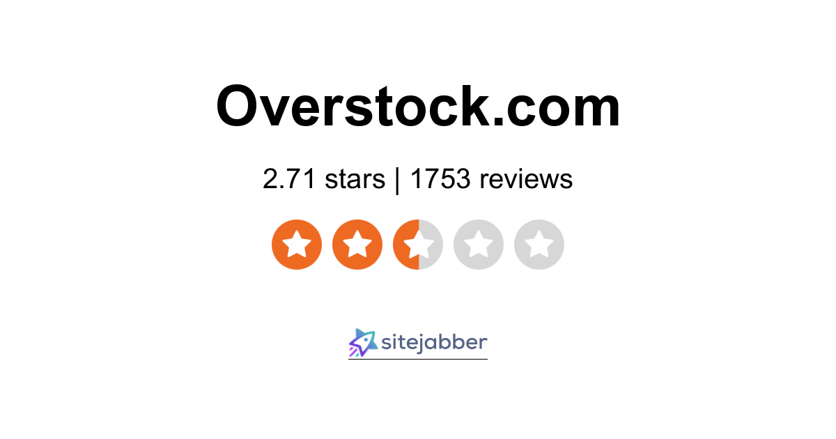 Overstock Com Reviews 1 496 Reviews Of Overstock Com Sitejabber