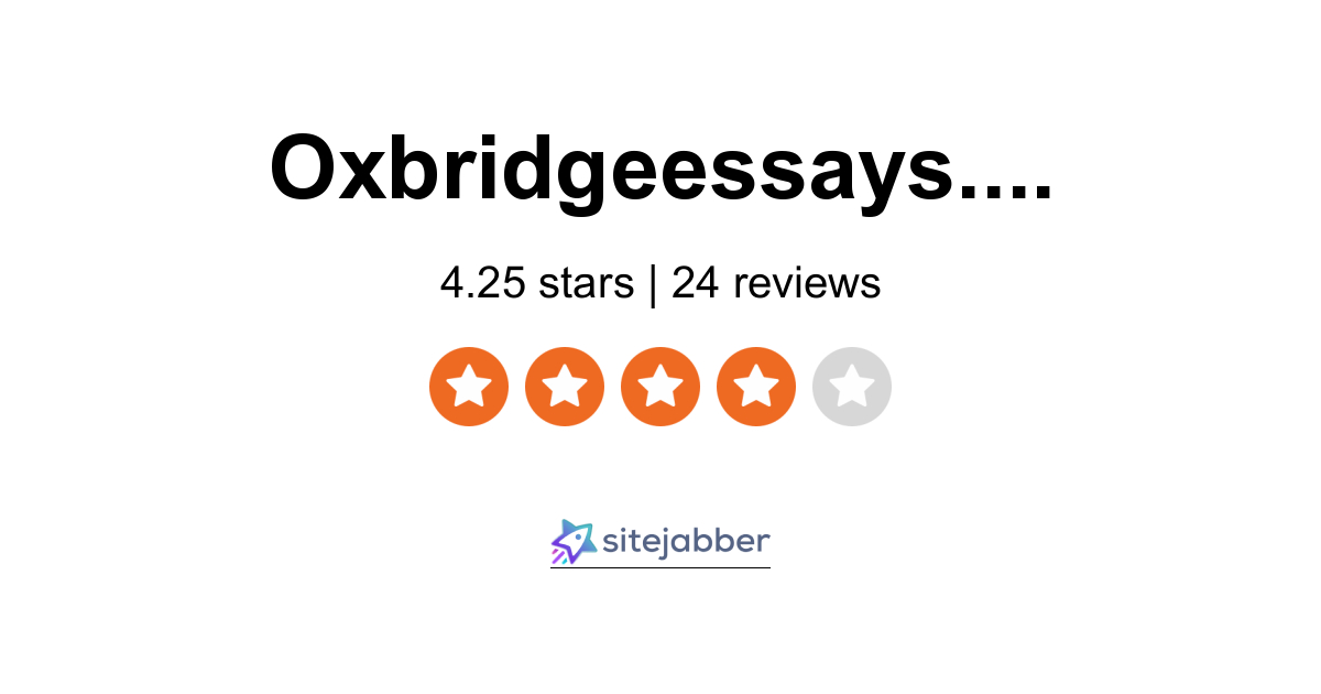 Oxbridge essays review