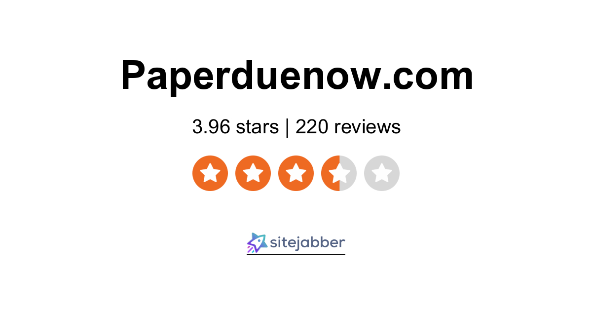PaperDueNow.com Reviews