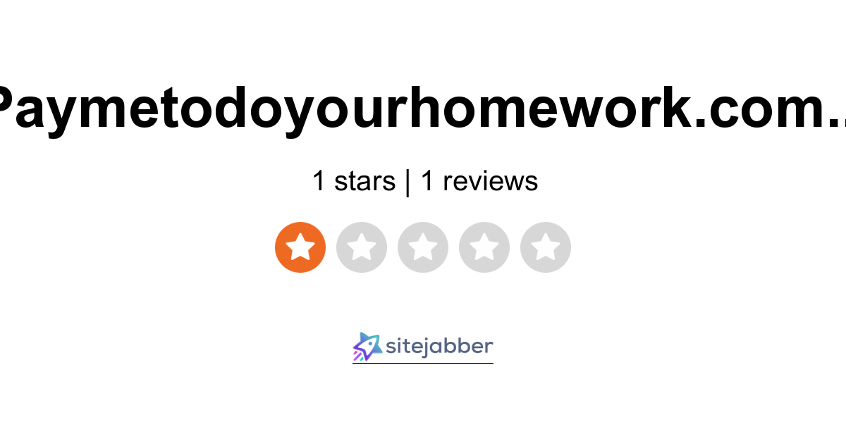 pay me to do your homework reviews reddit