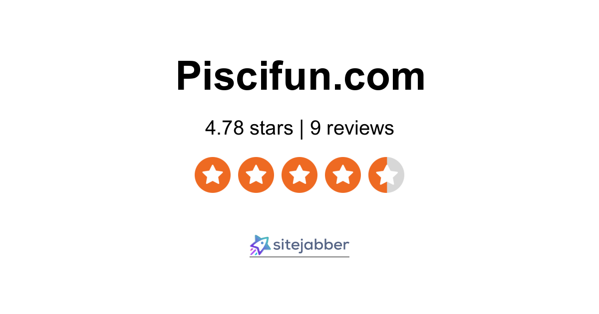 PISCIFUN Reviews - 9 Reviews of Piscifun.com