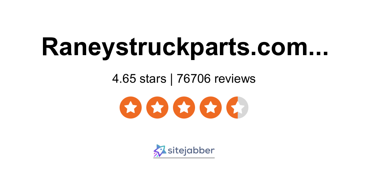 Raney's Truck Parts Reviews - 74,066 Reviews of Raneystruckparts ...