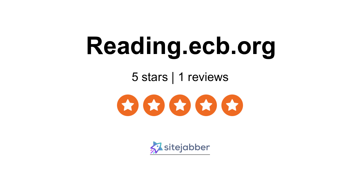 Into the Book Reviews - 1 Review of Reading.ecb.org | Sitejabber