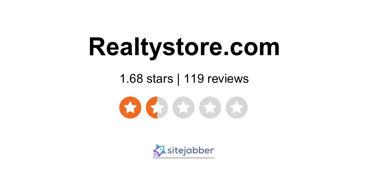 RealtyStore Reviews - 92 Reviews of Realtystore.com | Sitejabber