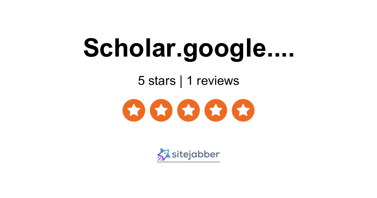 Charles Keasing Godkendelse Praktisk Google Scholar Reviews - 1 Review of Scholar.google.com | Sitejabber