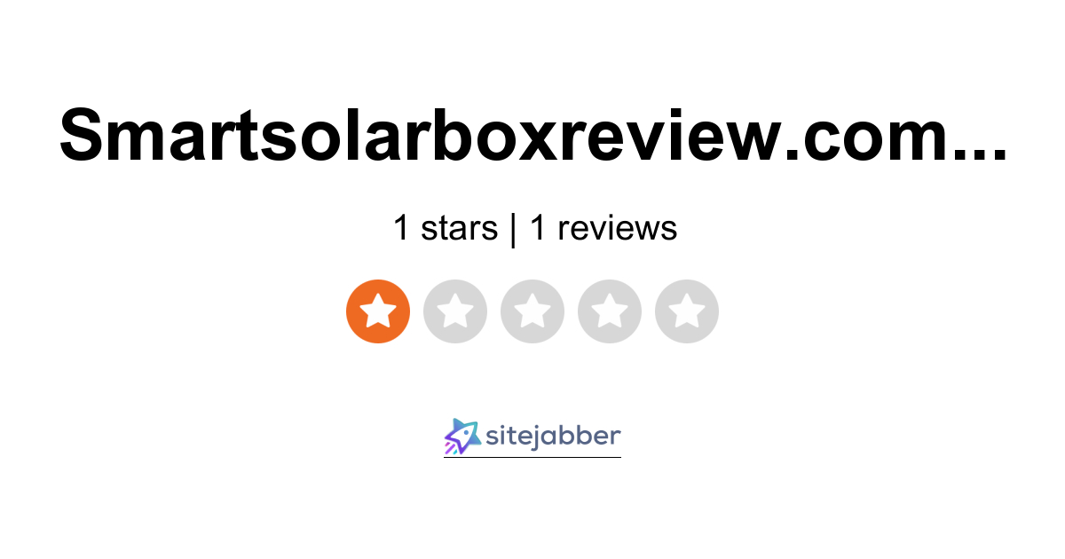 Smart Solar Box Review - A Listly List
