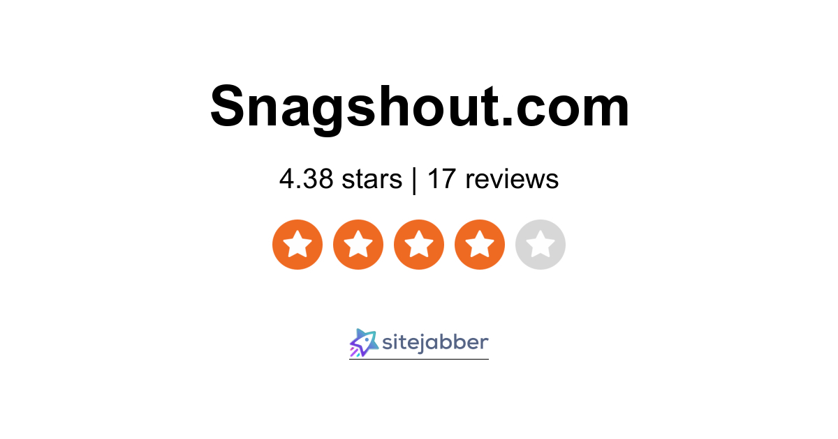 Snagshout Reviews - 10 Reviews of Snagshout.com | Sitejabber
