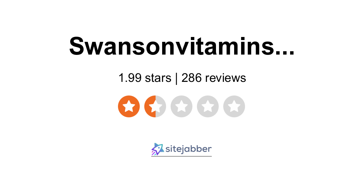 Swanson Reviews - 230 Reviews of Swansonvitamins.com ...
