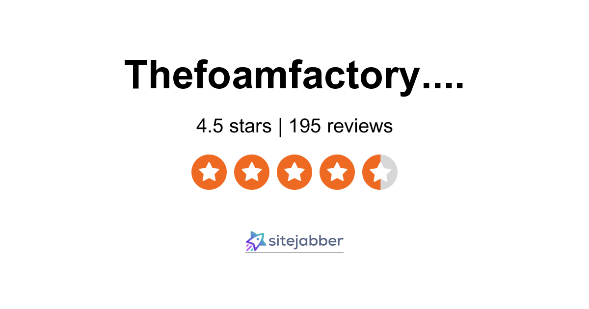 https://www.sitejabber.com/review-page-logo/thefoamfactory.com