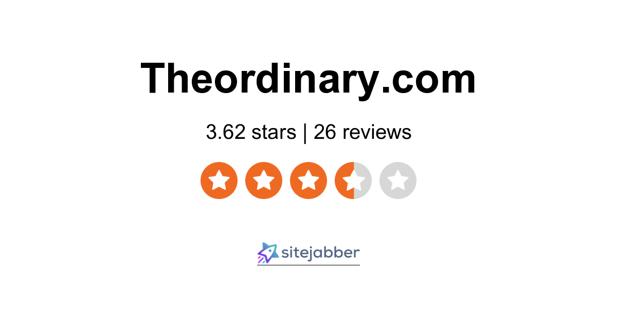 The Ordinary Reviews - 21 Reviews of Theordinary.com | Sitejabber