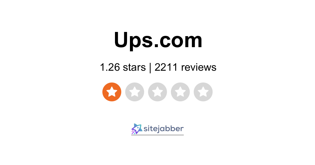 UPS Reviews - 1,508 Reviews of Ups.com | Sitejabber