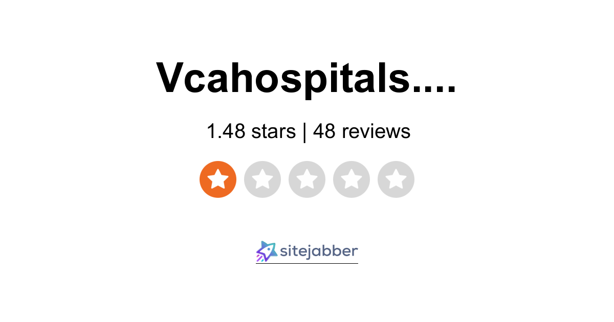 VCAHospitals Reviews - 35 Reviews of  | Sitejabber