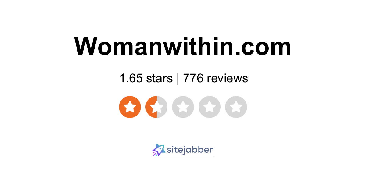 WomanWithin Reviews - 776 Reviews of Womanwithin.com